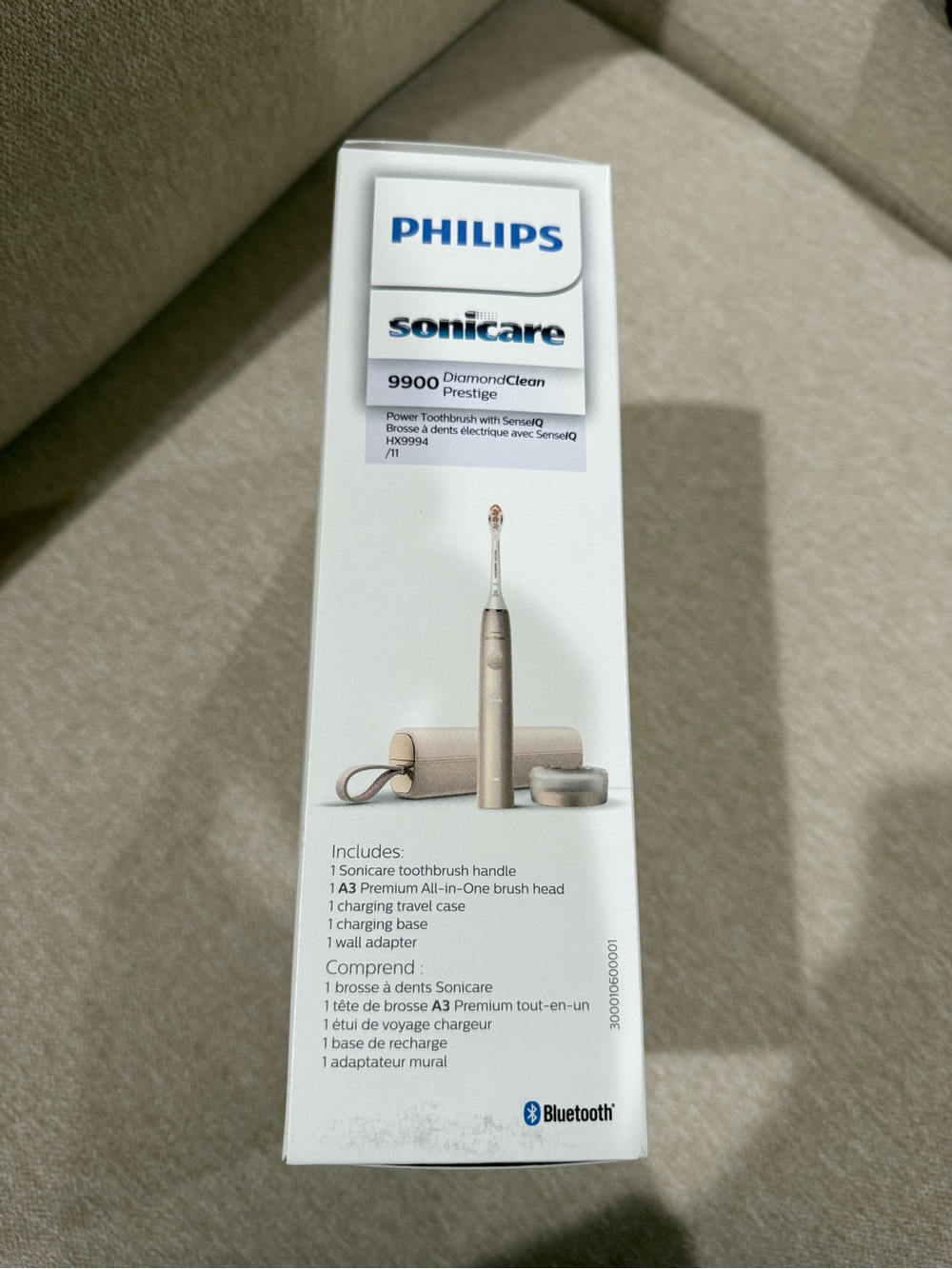 Philips Sonicare 9900 DiamondClean Prestige Electric Toothbrush - Champagne